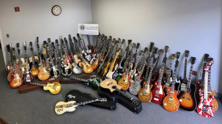 85 guitarras intervenidas