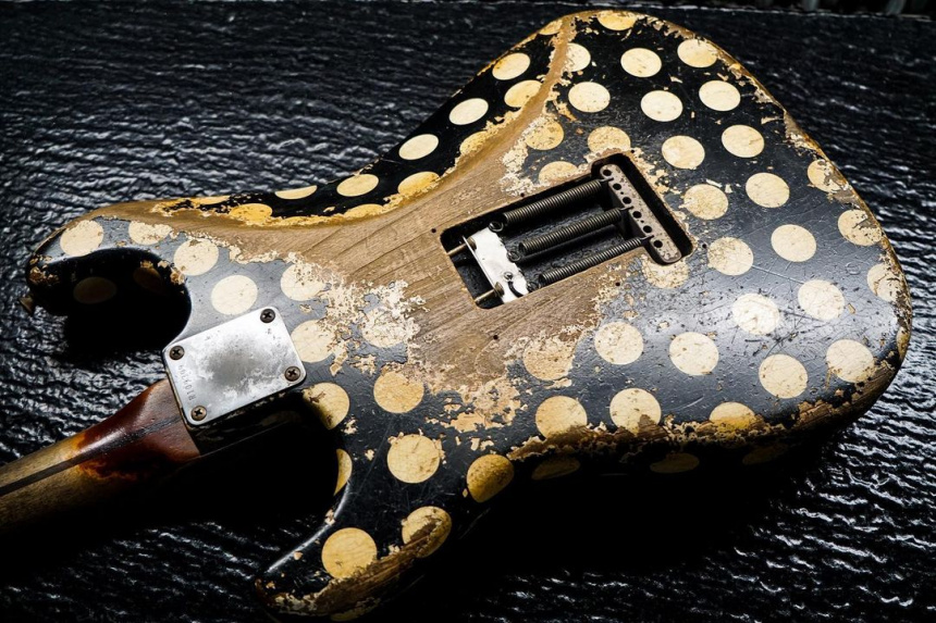 Trasera de la Buddy Guy Strat Jason Momoa