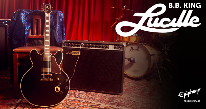 Epiphone B.B. King Lucille Ebony  encabezado