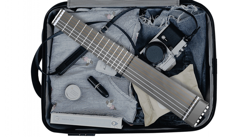 Minicorda en una maleta