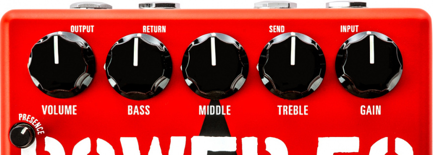 Controles del MXR Power 50 Overdrive