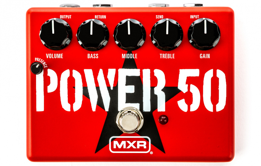 Frontal del MXR Tom Morello Power 50 Overdrive