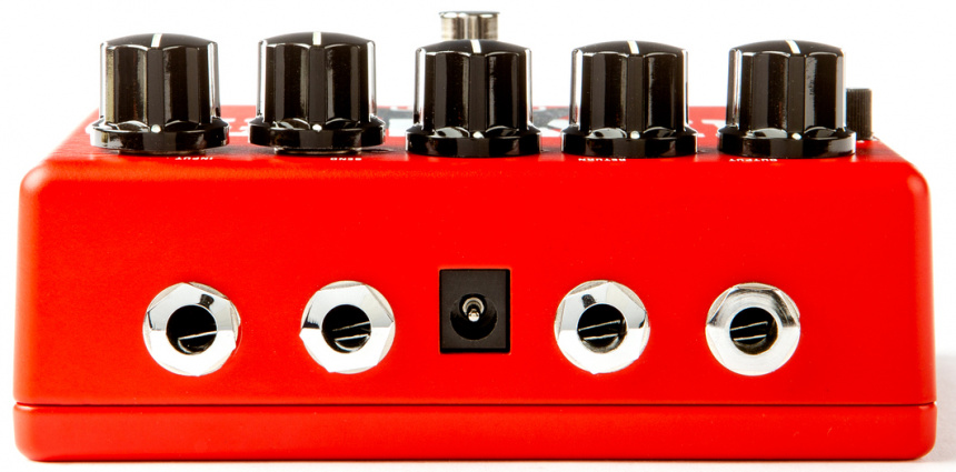 Conexiones del MXR Tom Morello Power 50 Overdrive