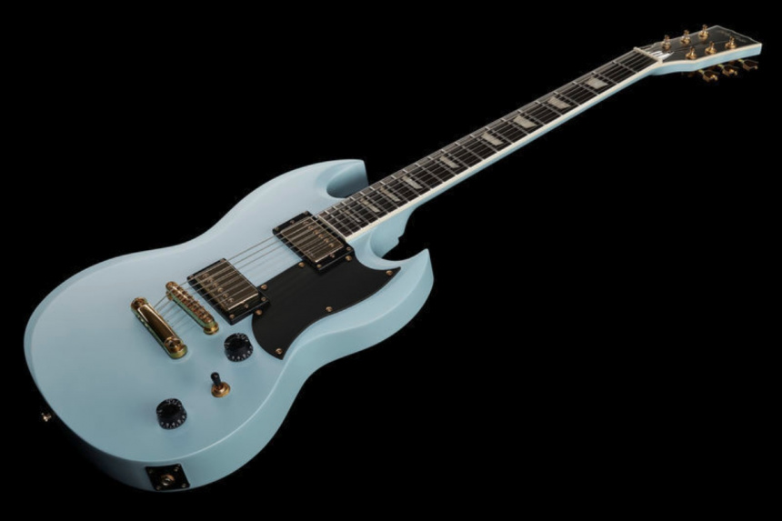 Harley Benton DC-DLX Gotoh Daphne Blue