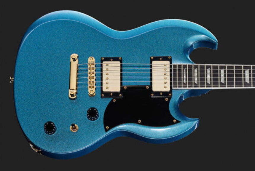 Harley Benton DC-DLX Gotoh Pelham Blue