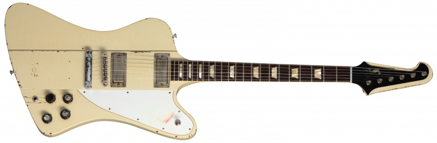 Frontal de la Gibson Johnny Winter 1964 Firebird V