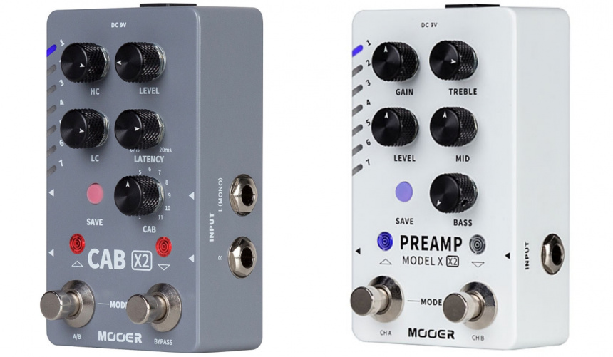 Mooer Cab X2 y Preamp Model X2