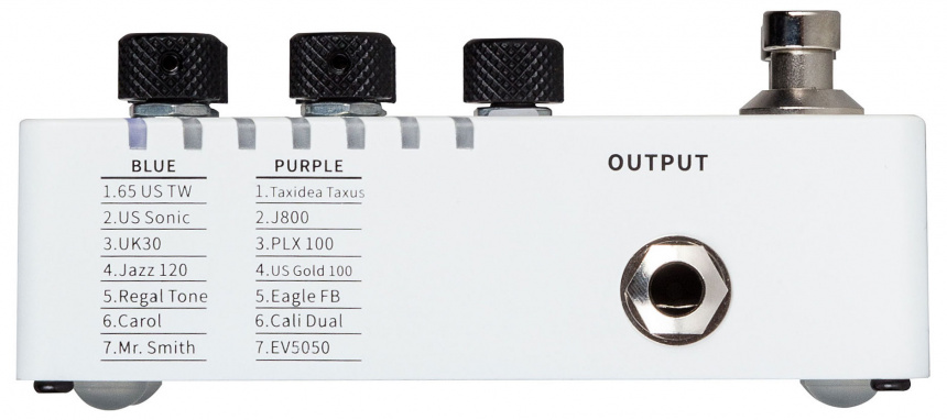 Presets del Mooer Preamp Model X2