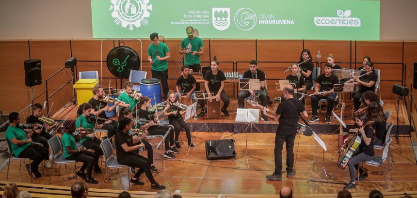 Concierto  de la Orquesta de la Música del Reciclaje