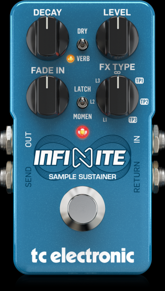 TC Electronic Frontal del Infinite Sample Sustainer