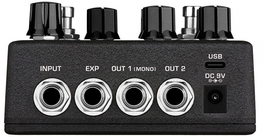 Conexiones del Nux NDD-7 Tape Echo