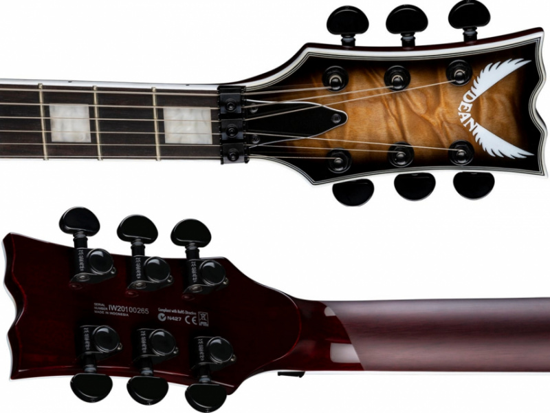 Mástil de la Thoroughbred Select Floyd Quilt Maple Natural Black Burst