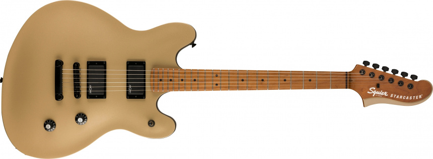 Squier Contemporary Active Starcaster Shoreline Gold