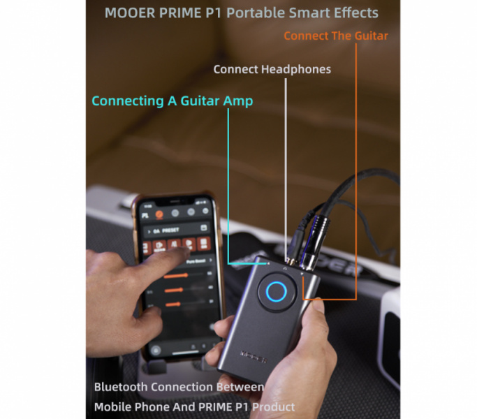 Conexiones del Mooer Prime P1