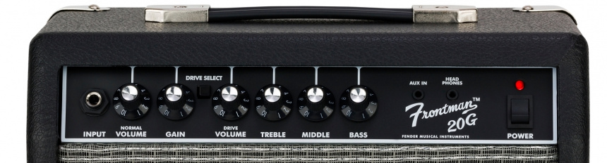 Controles del Fender Frontman 20G