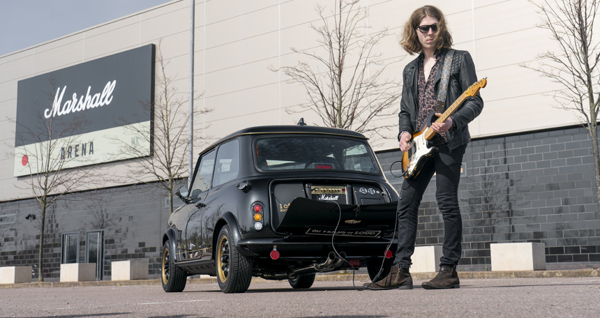 Mini Remastered Marshall Edition con guitarrista