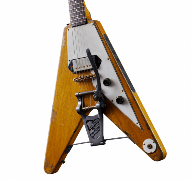 Leo Scala Super Flying V 777 White