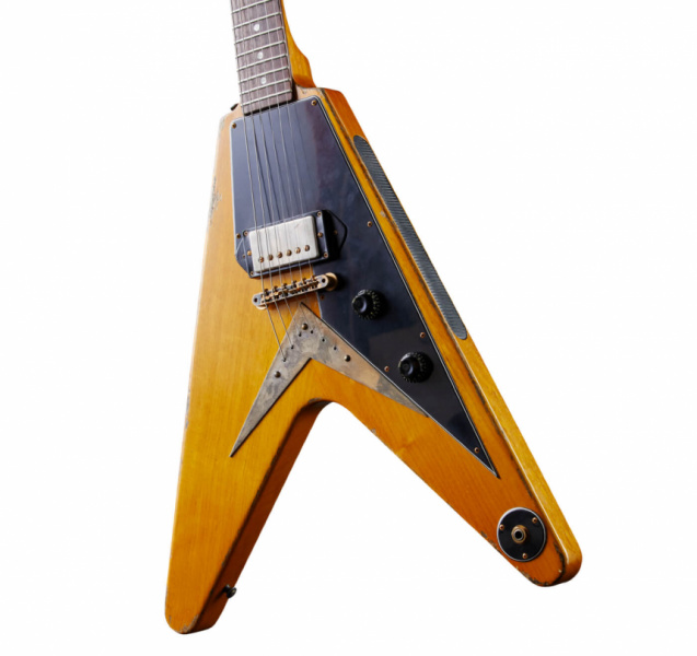 Leo Scala Super Flying V Classic Black