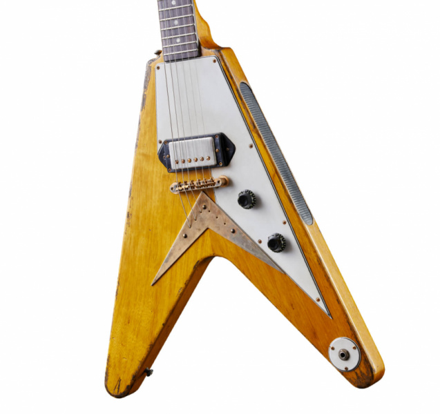 Leo Scala Super Flying V Classic White