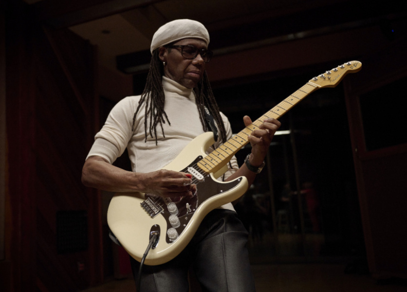 Nile Rodgers con su Hitmaker Stratocaster
