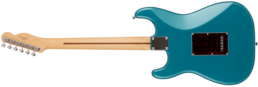 Trasera de la Made In Japan Hybrid II Stratocaster HSS Limited Run Reverse Telecaster Head