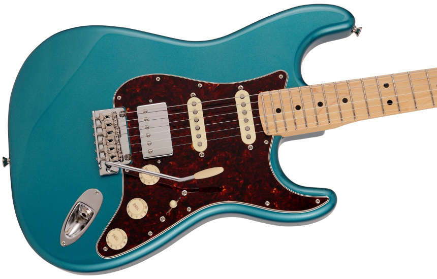 Cuerpo de la Made In Japan Hybrid II Stratocaster HSS Limited Run Reverse Telecaster Head