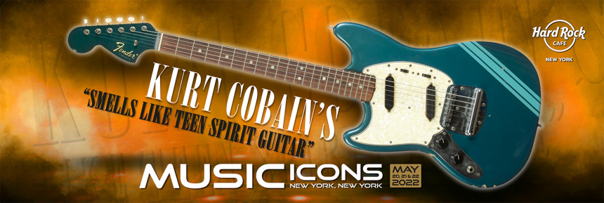 Subasta de la Fender Mustang de Kurt Cobain en Smells Like Teen Spirit