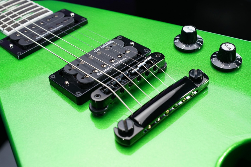 Pastillas de la Dave Mustaine Flying V EXP Rust In Peace