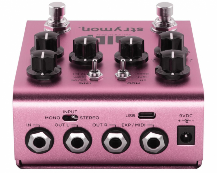 Conexiones del Strymon DIG V2