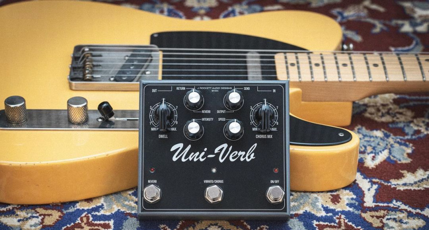 J. Rockett Audio Uni-Verb con Telecaster