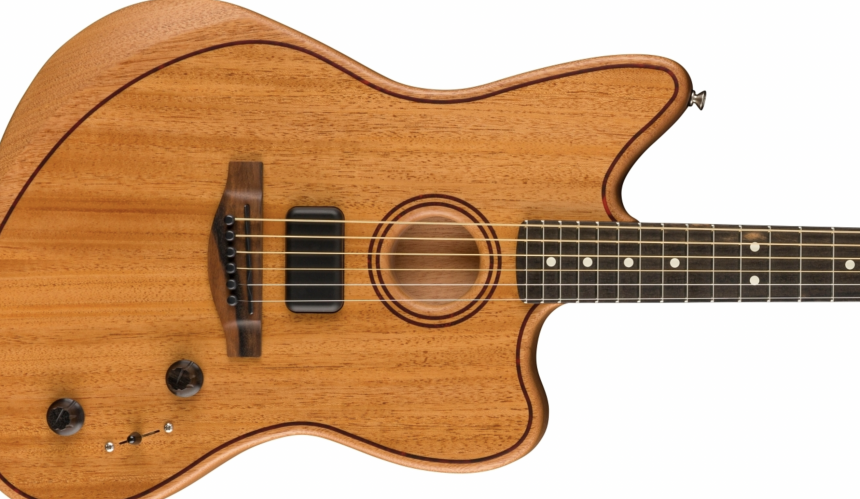 AMERICAN ACOUSTASONIC® JAZZMASTER® ALL-MAHOGANY