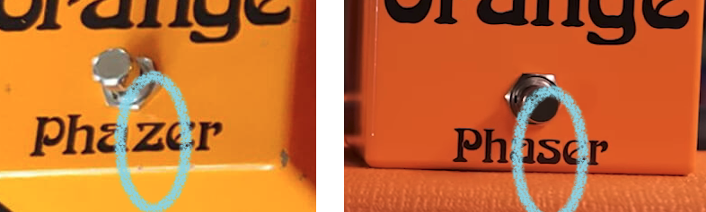 Pedales Orange de los 70