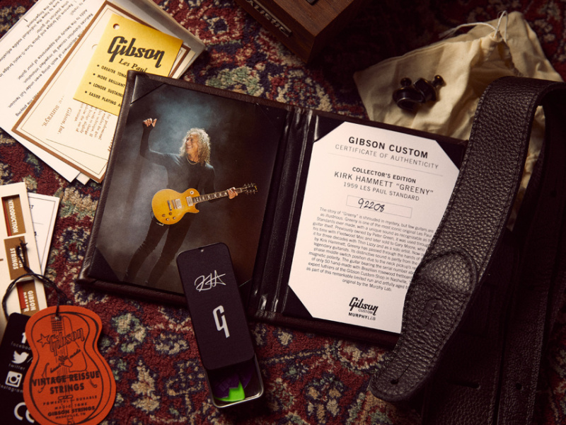 Extras incluidos en la Kirk Hammett Greeny