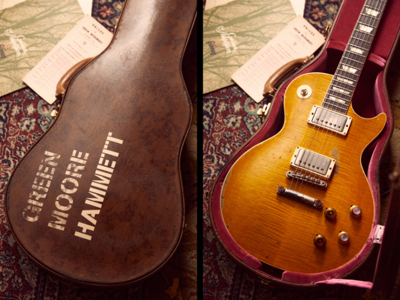 Estuche de la Gibson Kirk Hammett Greeny