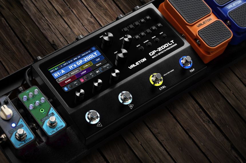 Valeton GP-200LT en pedalera
