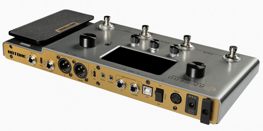 Conexiones de la Hotone Ampero Silver Edition