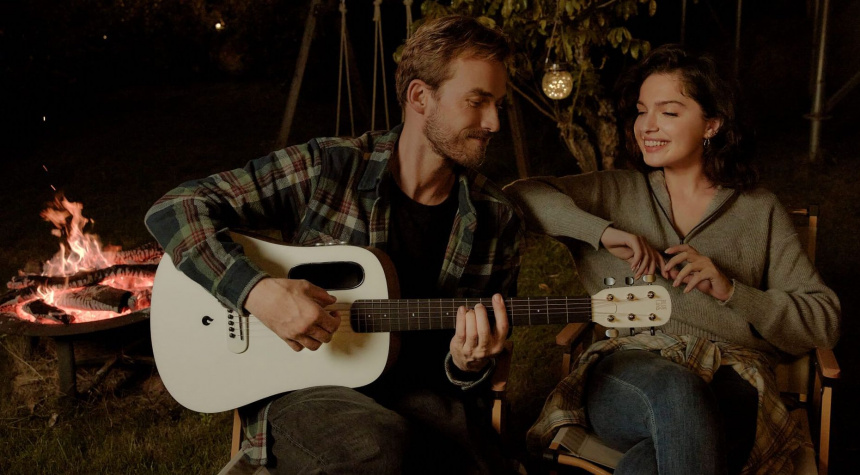 Pareja con Blue Lava Original