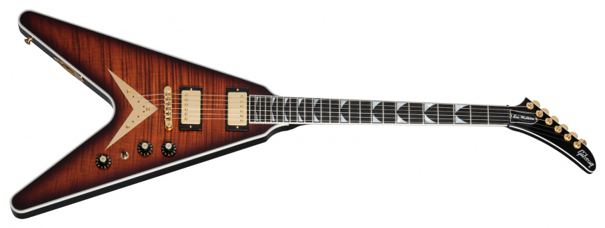 Gibson Flying V EXP en Red Amber Burst
