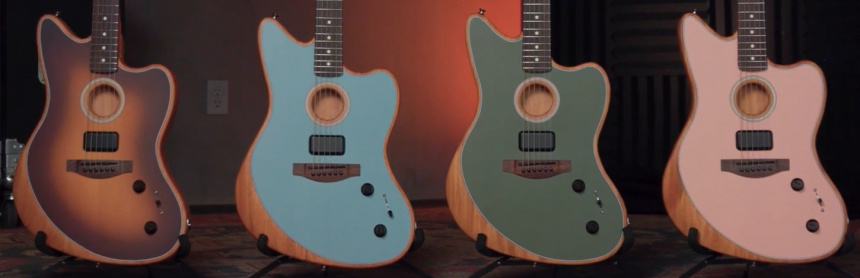 Acabados de la Fender Acoustasonic Player Jazzmaster