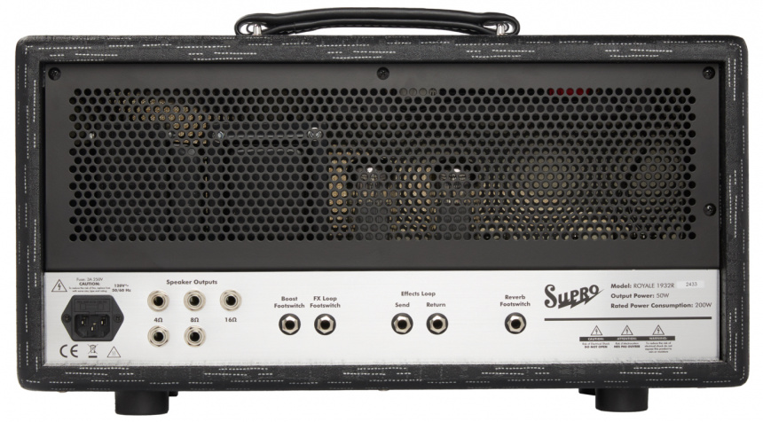 Panel trasero del Supro Royale Head