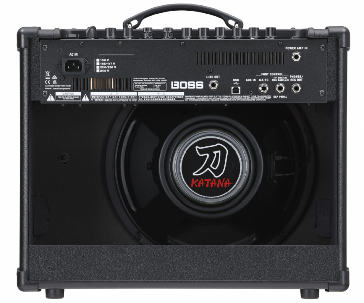 Trasera del Boss Katana 50 MKII EX