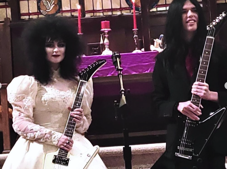 Gibson Explorers intercambiadas en la boda