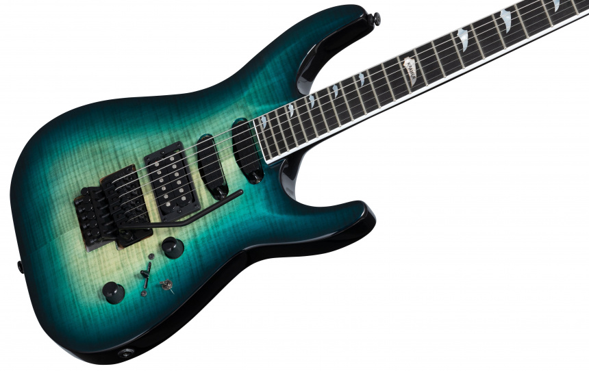 Kramer SM-1 Figured en Caribbean Blue Perimeter