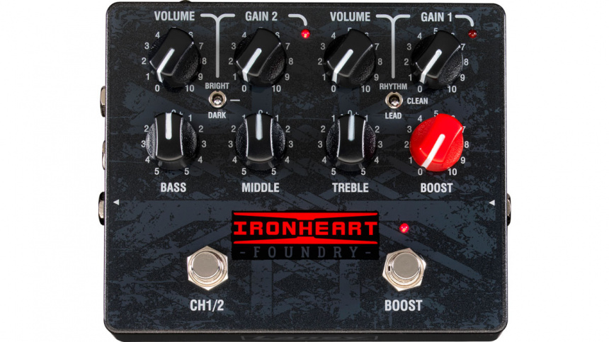 Frontal del Laney Ironheart Loudpedal