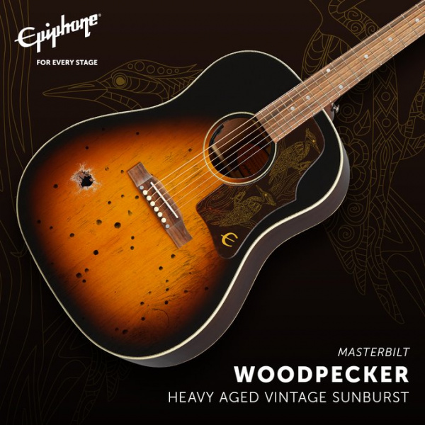 Epiphone Woodpecker Masterbilt