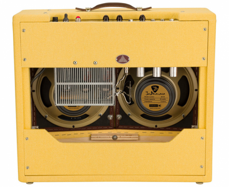 Trasera del Fender '48 Fender Dual Professional Amp JB Edition