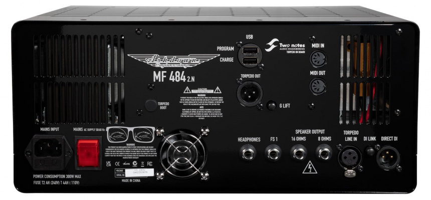 Panel trasero del Ashdown MF 484 2.N