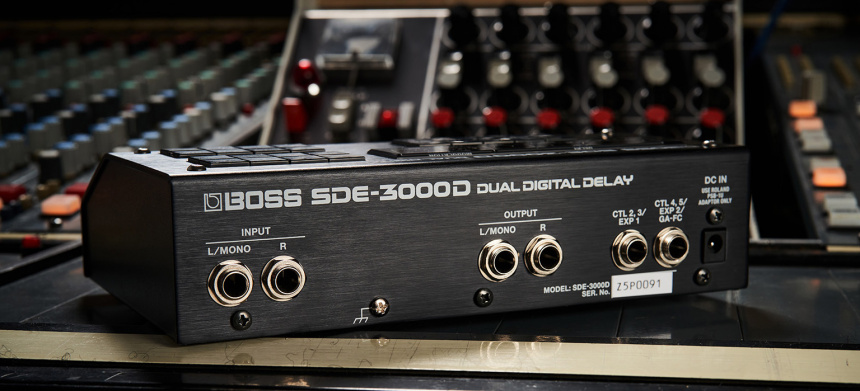 Conexiones del Boss SDE-3000D