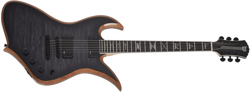 Wylde Audio Thoraxe Transparent Black Burst