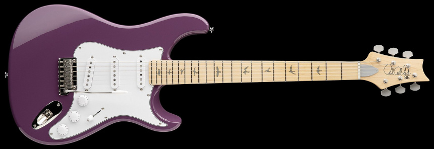 PRS SE Silver Sky Maple Summit Purple